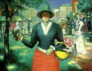Kazimir Malevich flower girl France oil painting artist